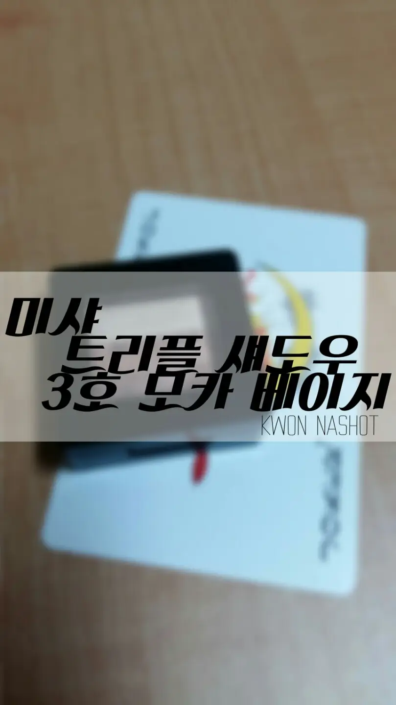 선택된 언니의파우치 리뷰 이미지 - [트리플 섀도우 [3호 모카 베이지]]