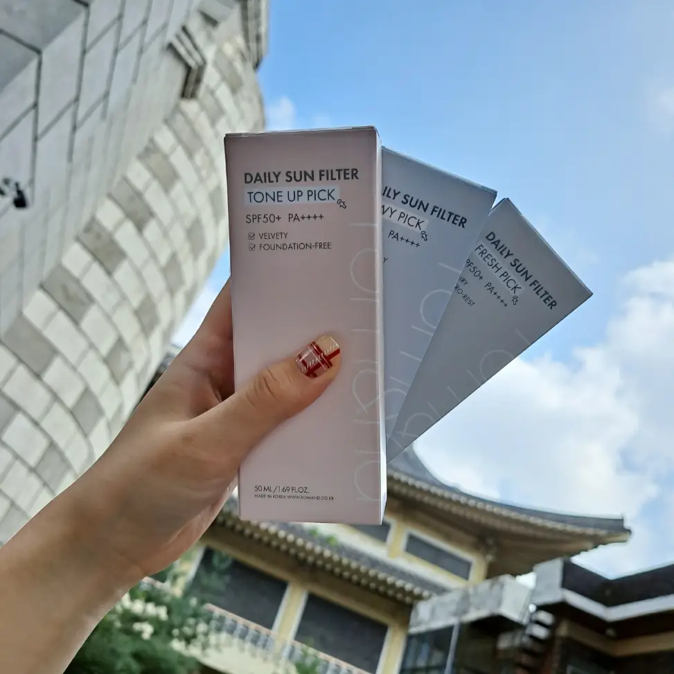 선택된 언니의파우치 리뷰 이미지 - [데일리 선 필터 [01 산뜻픽]]