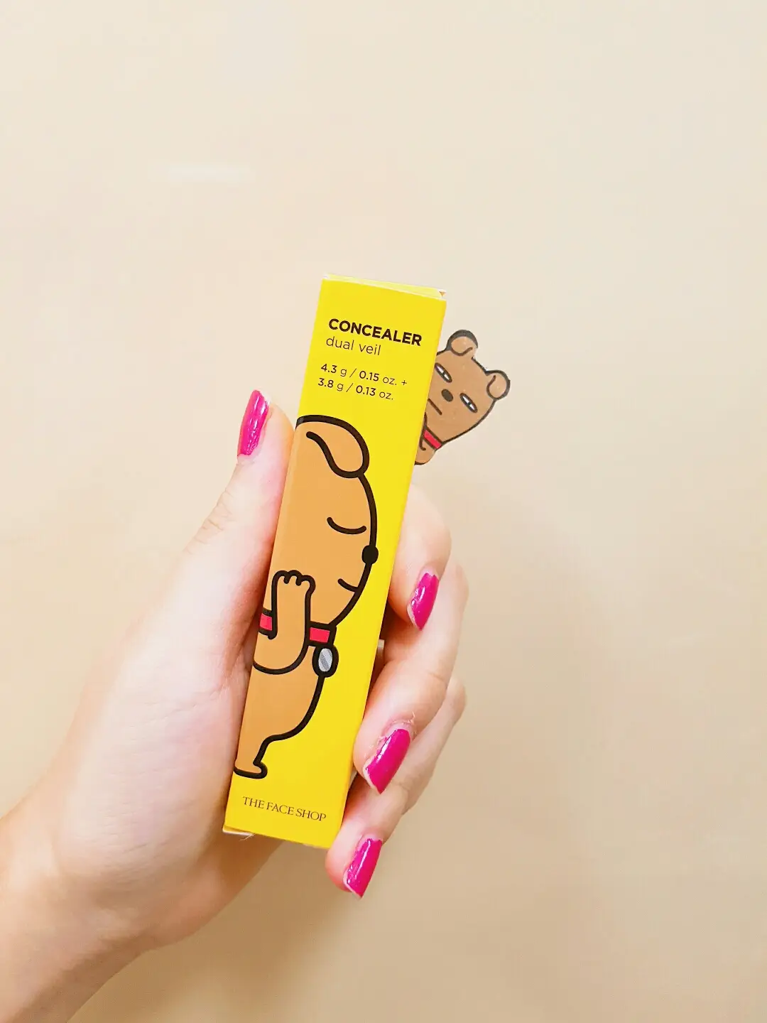 선택된 언니의파우치 리뷰 이미지 - [컨실러 듀얼베일 [ V201 애프리콧 베이지]]