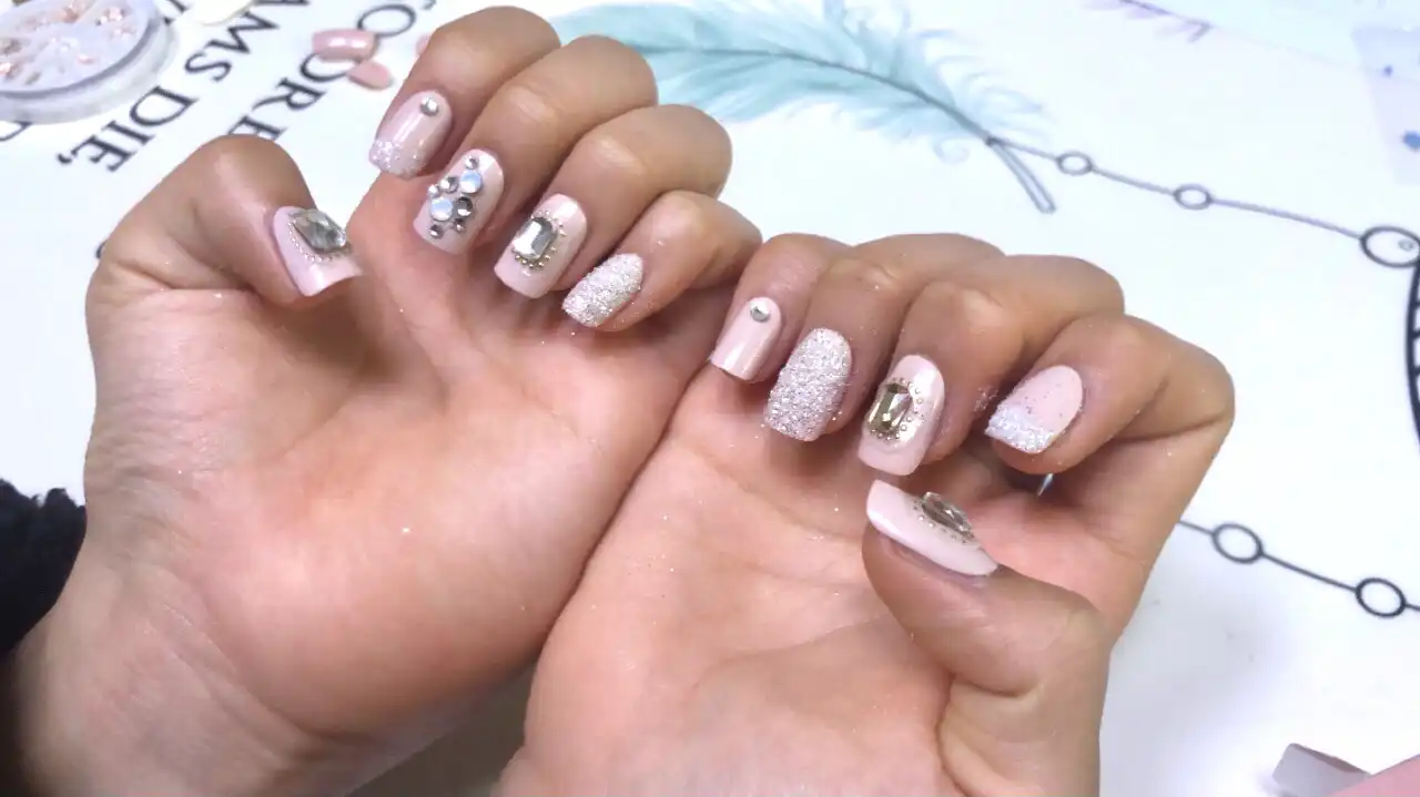 솔리드 네일 팁 [누드]