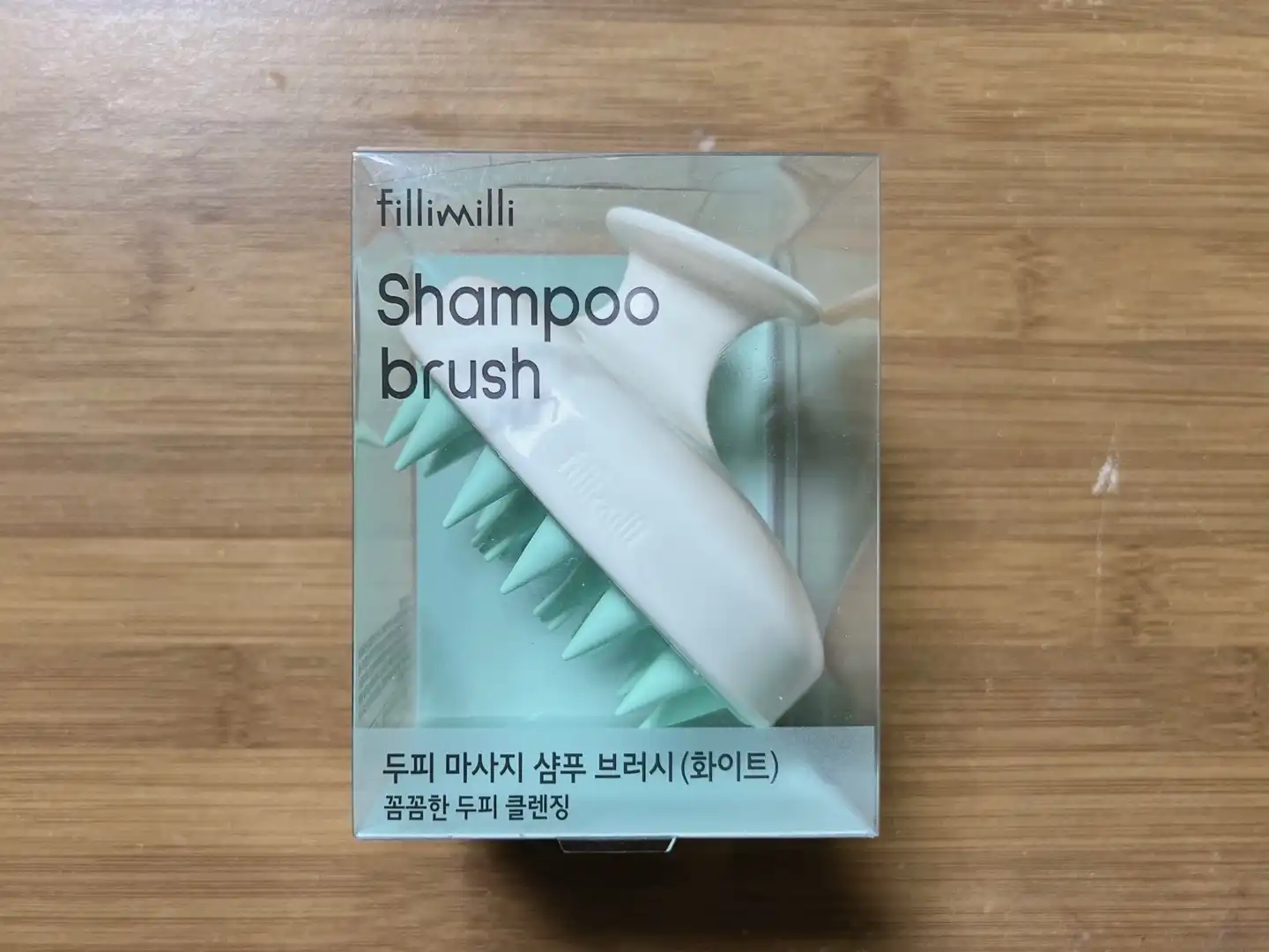 선택된 언니의파우치 리뷰 이미지 - [두피 마사지 샴프 브러시 [화이트]]