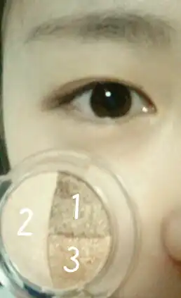 언니의파우치 리뷰 이미지 2 - [파티러버 트리플 돔 아이섀도우 10 리얼브라우니]