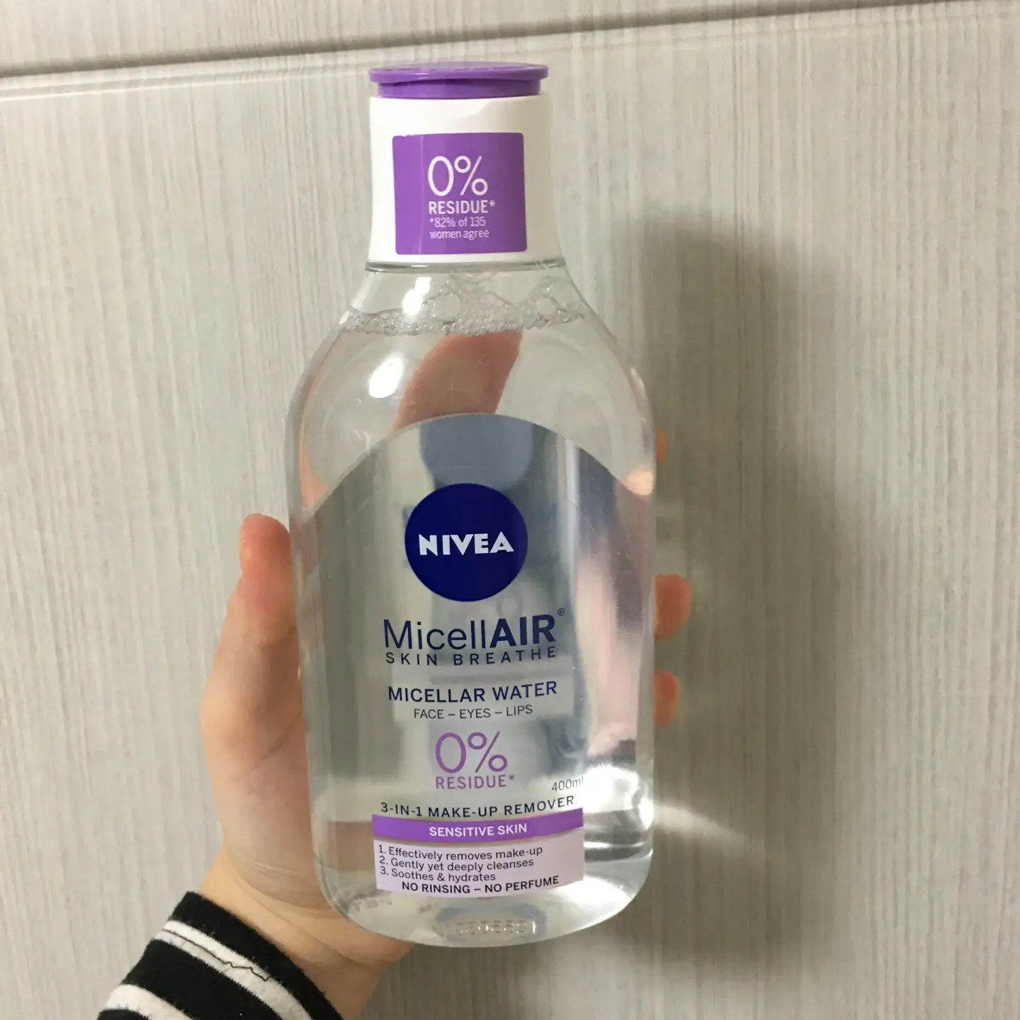 선택된 언니의파우치 리뷰 이미지 - [센서티브 미셀라 에어 클렌징 워터]