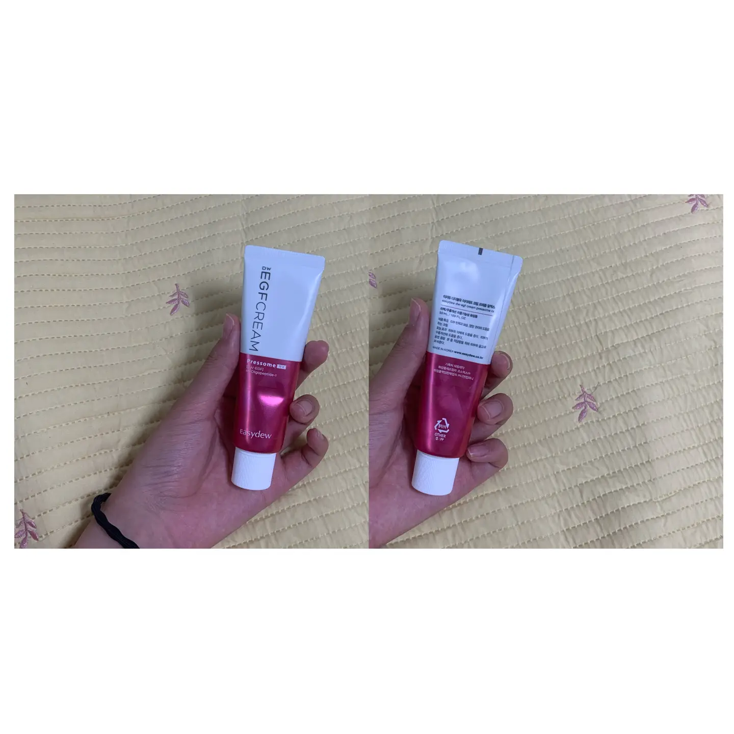 선택된 언니의파우치 리뷰 이미지 - [디더블유 이지에프 크림 프레좀 알엑스]