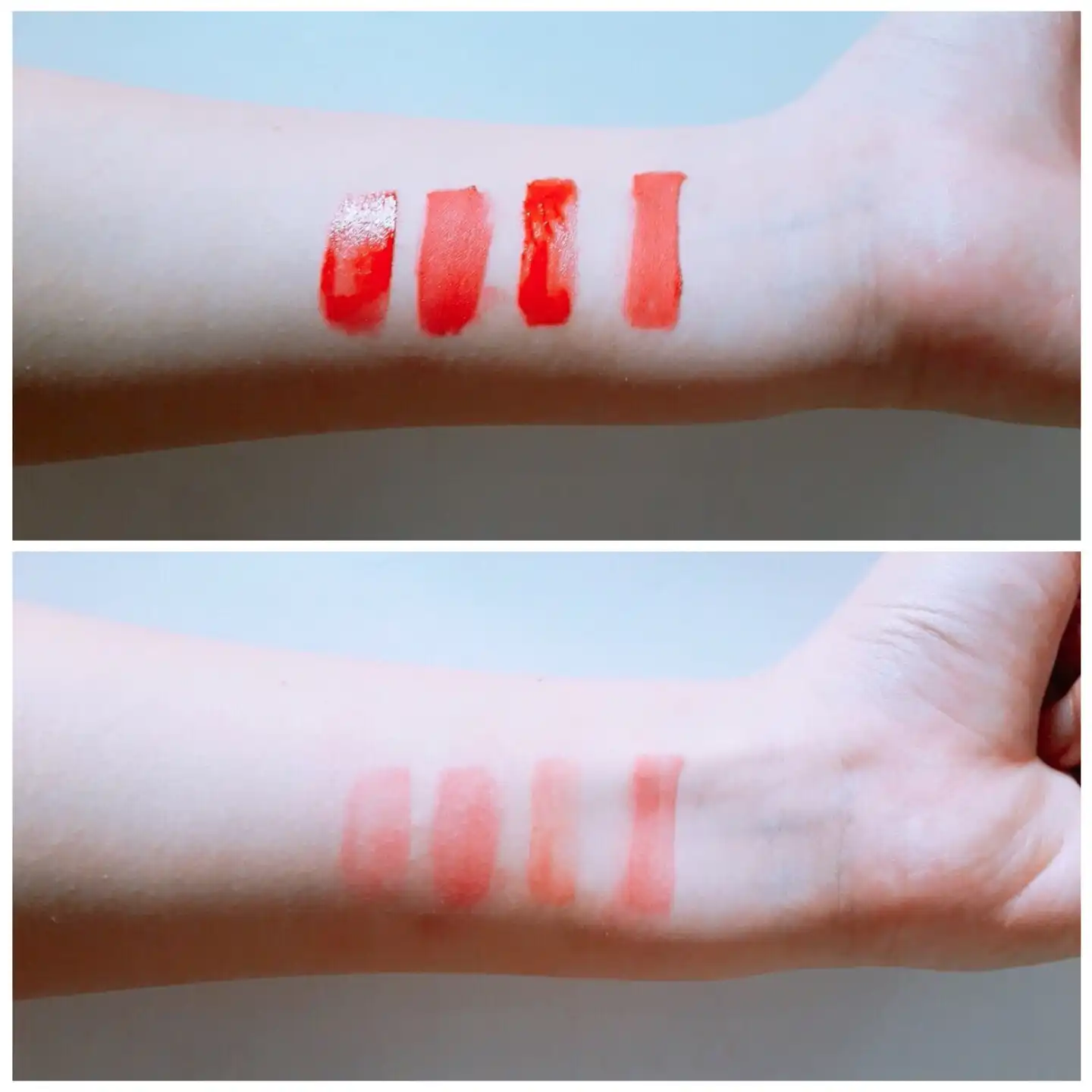 언니의파우치 리뷰 이미지 6 - [투 텍스처 틴트 [CR01 입술 반 코랄 반]]