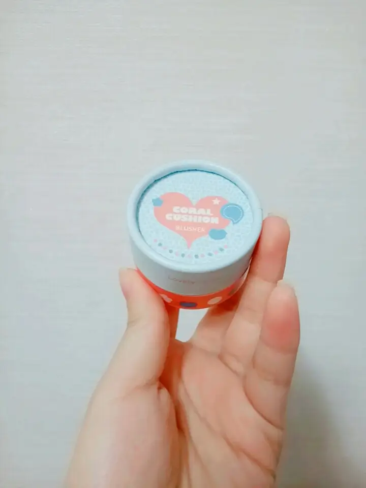 선택된 언니의파우치 리뷰 이미지 - [러블리믹스 파스텔 쿠션 블러셔 [02 코랄쿠션]]