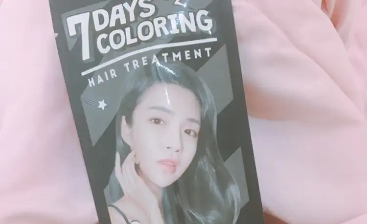 세븐데이즈 컬러링 헤어 트리트먼트 [애쉬 블랙]