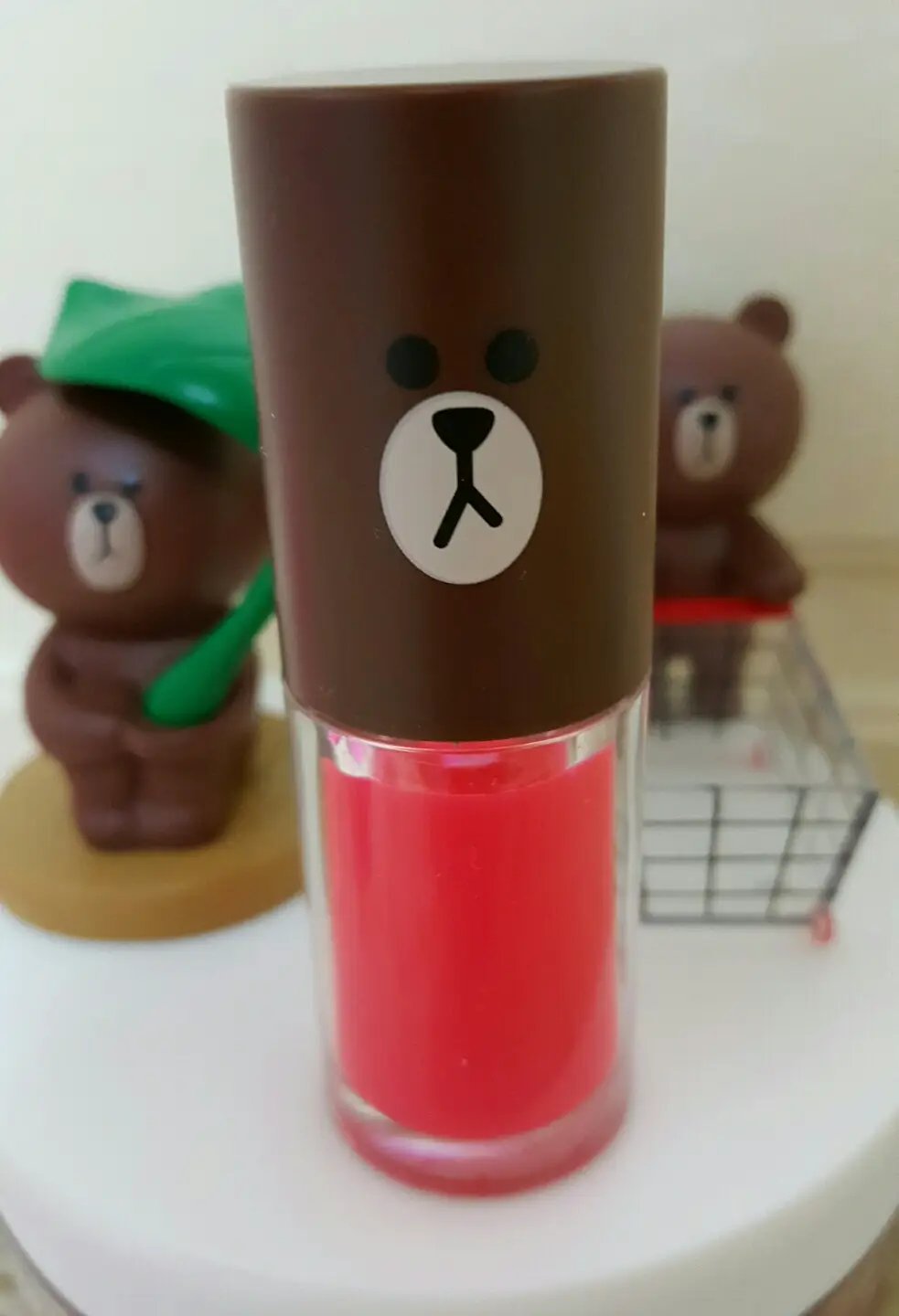 선택된 언니의파우치 리뷰 이미지 - [라인프렌즈 에디션 워터-풀 틴트 (핑크소다)]