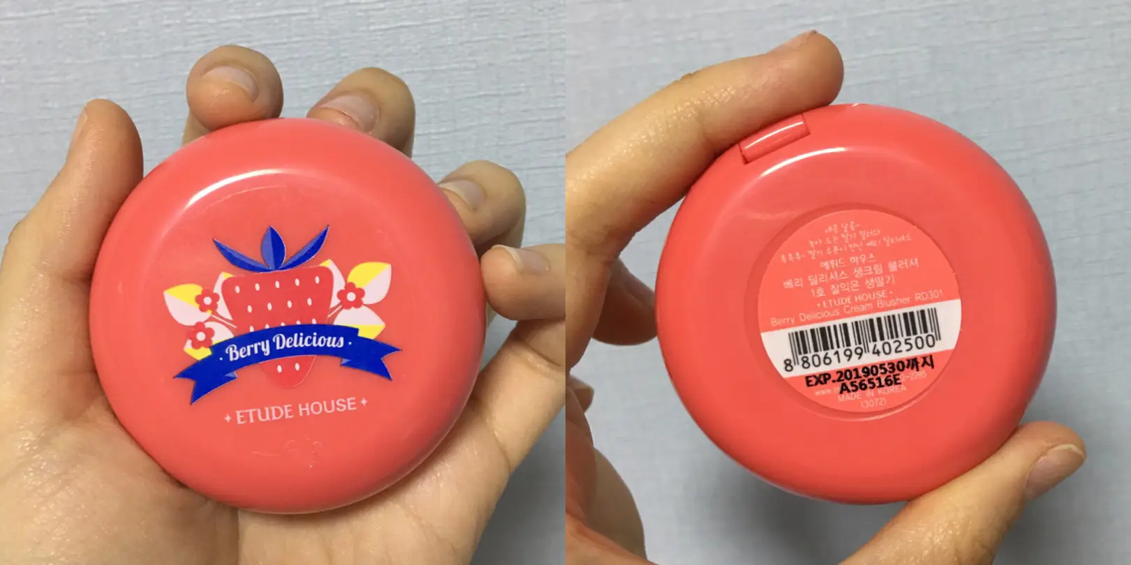선택된 언니의파우치 리뷰 이미지 - [베리 딜리셔스 생크림 블러셔 [01호 잘익은 생딸기]]