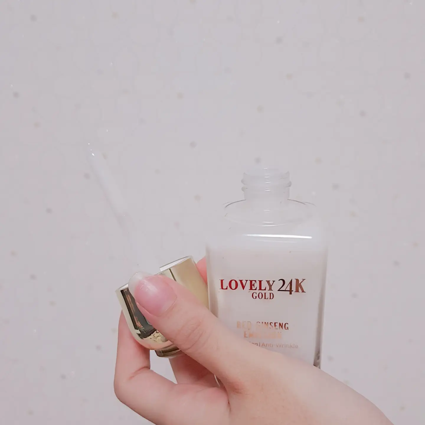 선택된 언니의파우치 리뷰 이미지 - [러블리골드 24K 홍삼 에멀젼]
