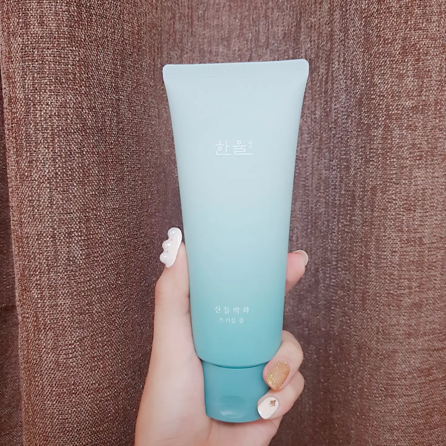 선택된 언니의파우치 리뷰 이미지 - [산들박하 트러블 폼]