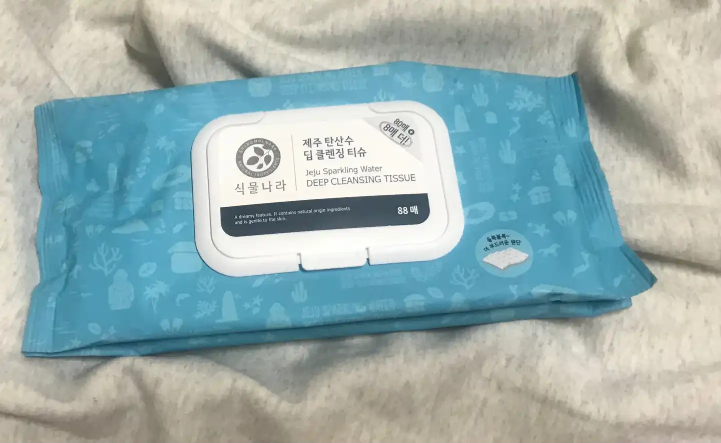 제주 탄산수 딥 클렌징 티슈