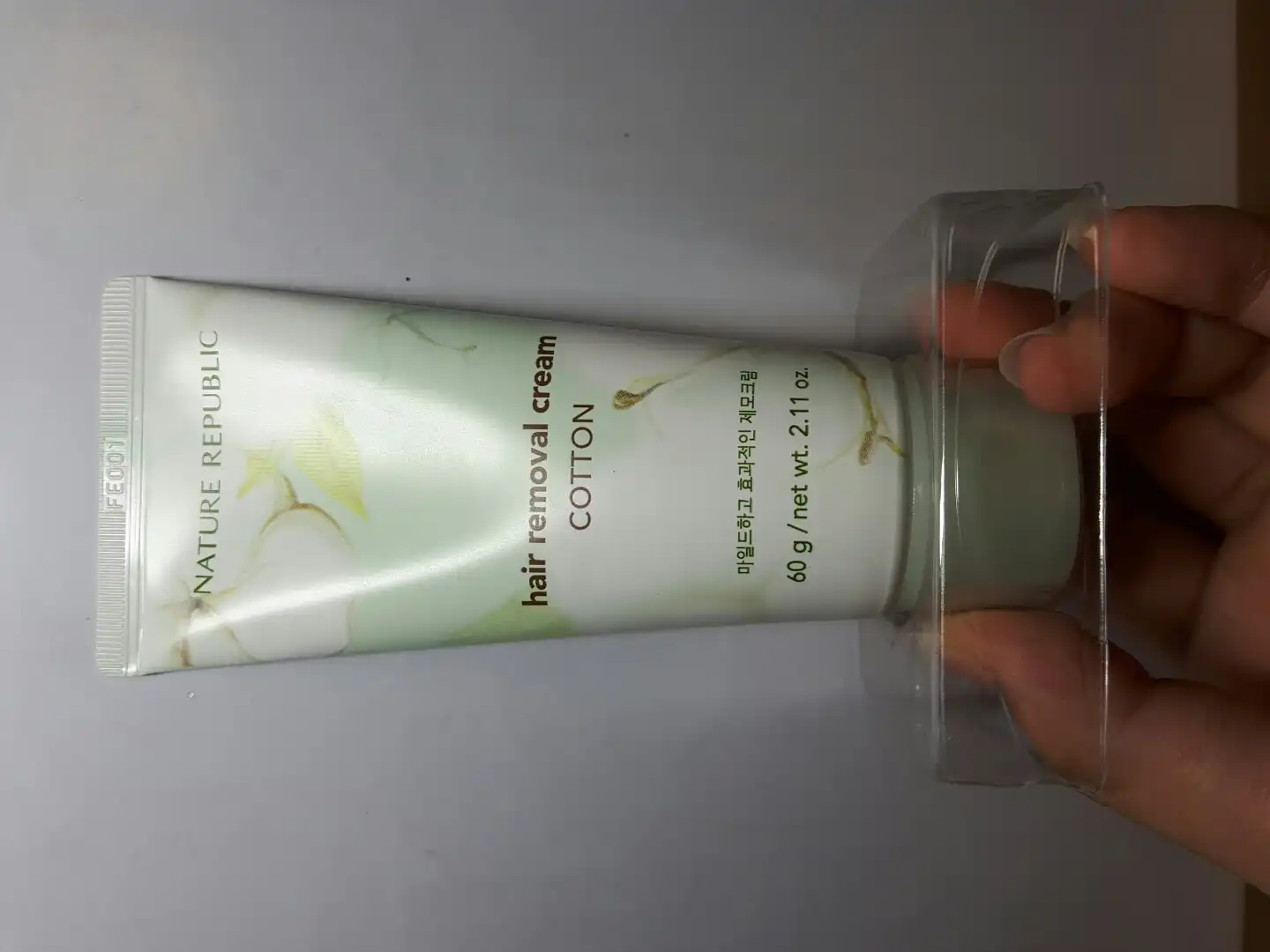 언니의파우치 리뷰 이미지 3 - [코튼 제모 크림]