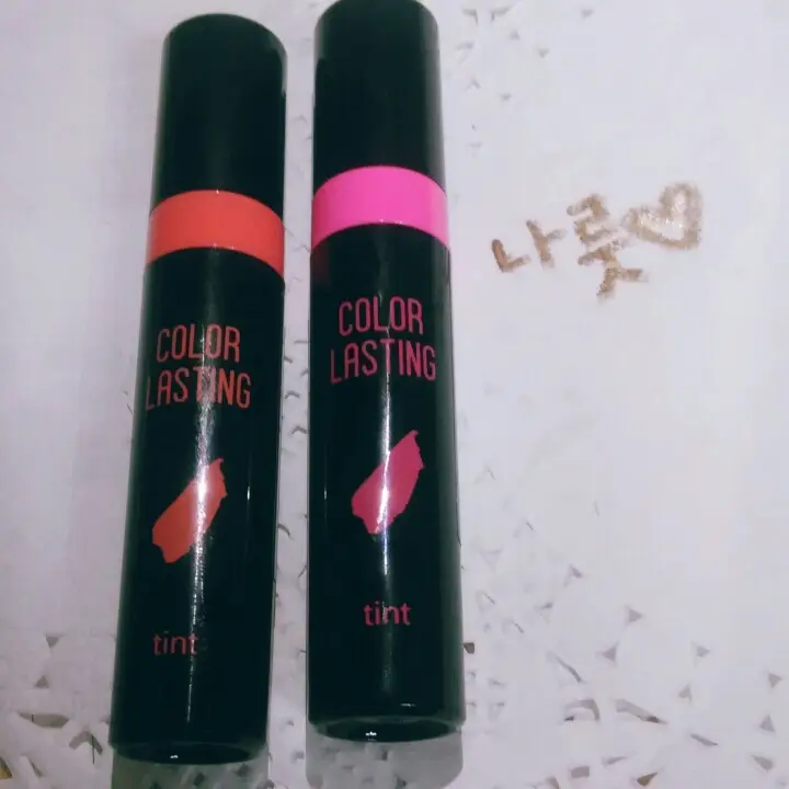 선택된 언니의파우치 리뷰 이미지 - [컬러 래스팅 틴트 08호 샤이오렌지]