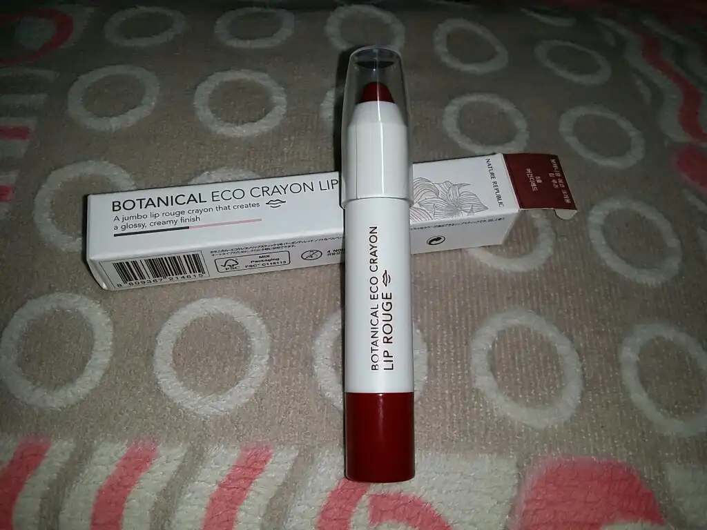 보테니컬 에코 크레용 립루즈 5호 버건디 레드