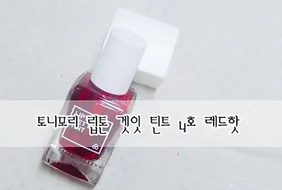 선택된 언니의파우치 리뷰 이미지 - [립톤 겟 잇 틴트 [04호 레드핫]]