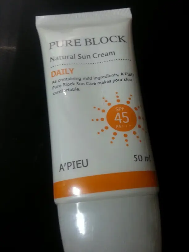 선택된 언니의파우치 리뷰 이미지 - [퓨어 블록 내추럴 데일리 선크림]