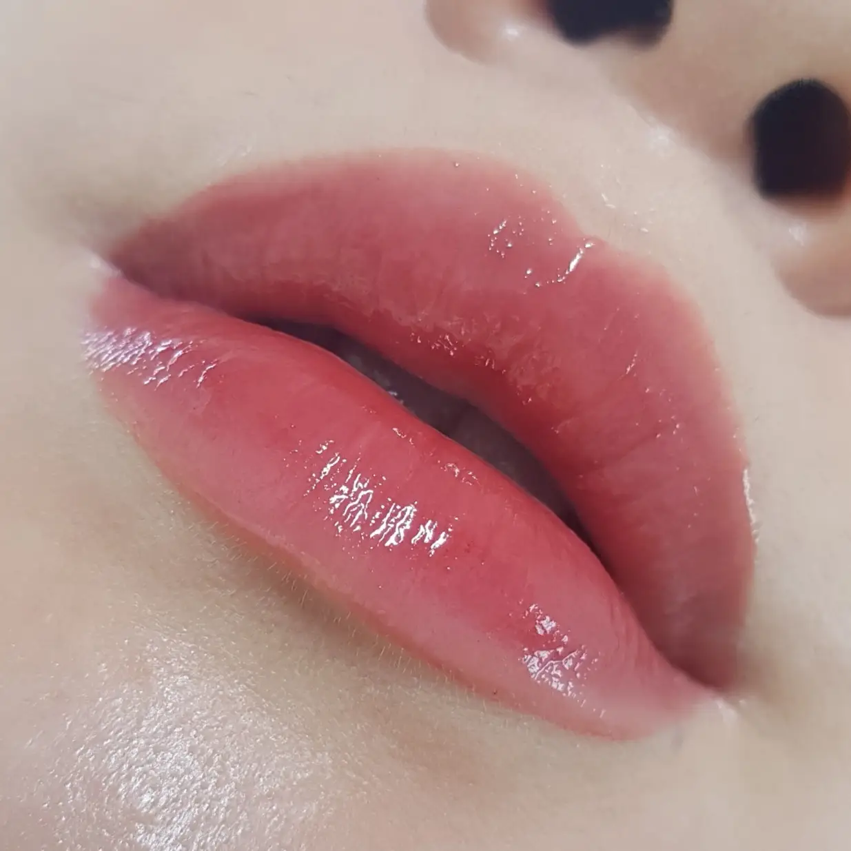 선택된 언니의파우치 리뷰 이미지 - [글라스 루즈 틴트 [PK001 헤이지로즈]]