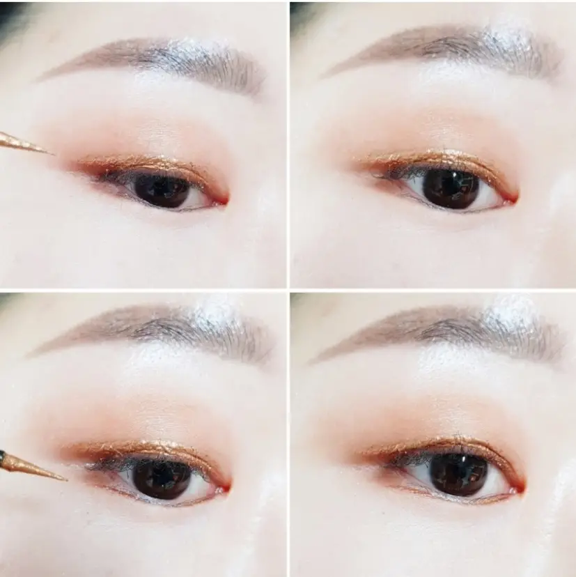 선택된 언니의파우치 리뷰 이미지 - [골드 미 리퀴드 메탈라이너 [001 메탈 코퍼]]
