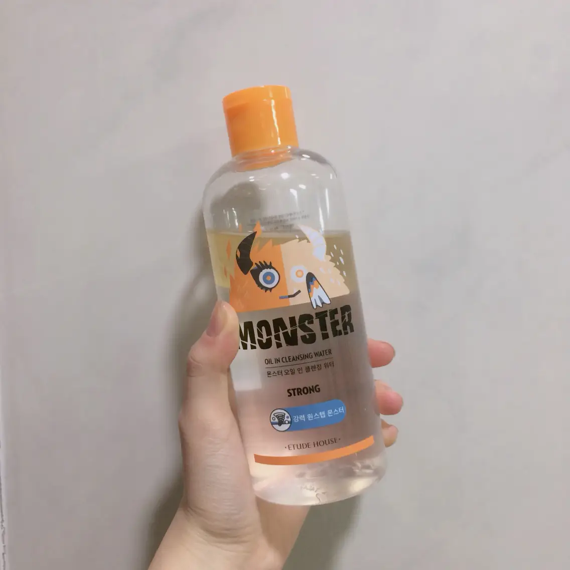 선택된 언니의파우치 리뷰 이미지 - [몬스터 오일 인 클렌징 워터]