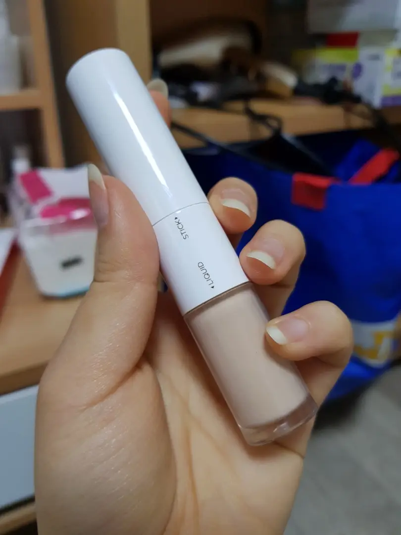 선택된 언니의파우치 리뷰 이미지 - [보테니컬 그린티 듀얼 컨실러]