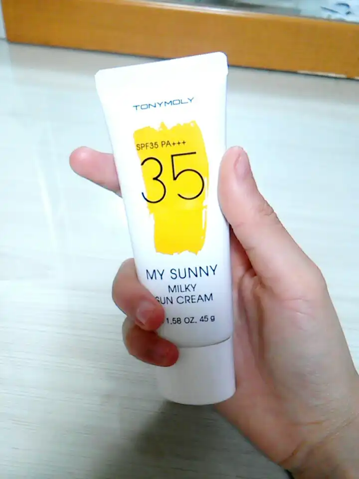언니의파우치 리뷰 이미지 2 - [마이써니 뽀얀 선크림]