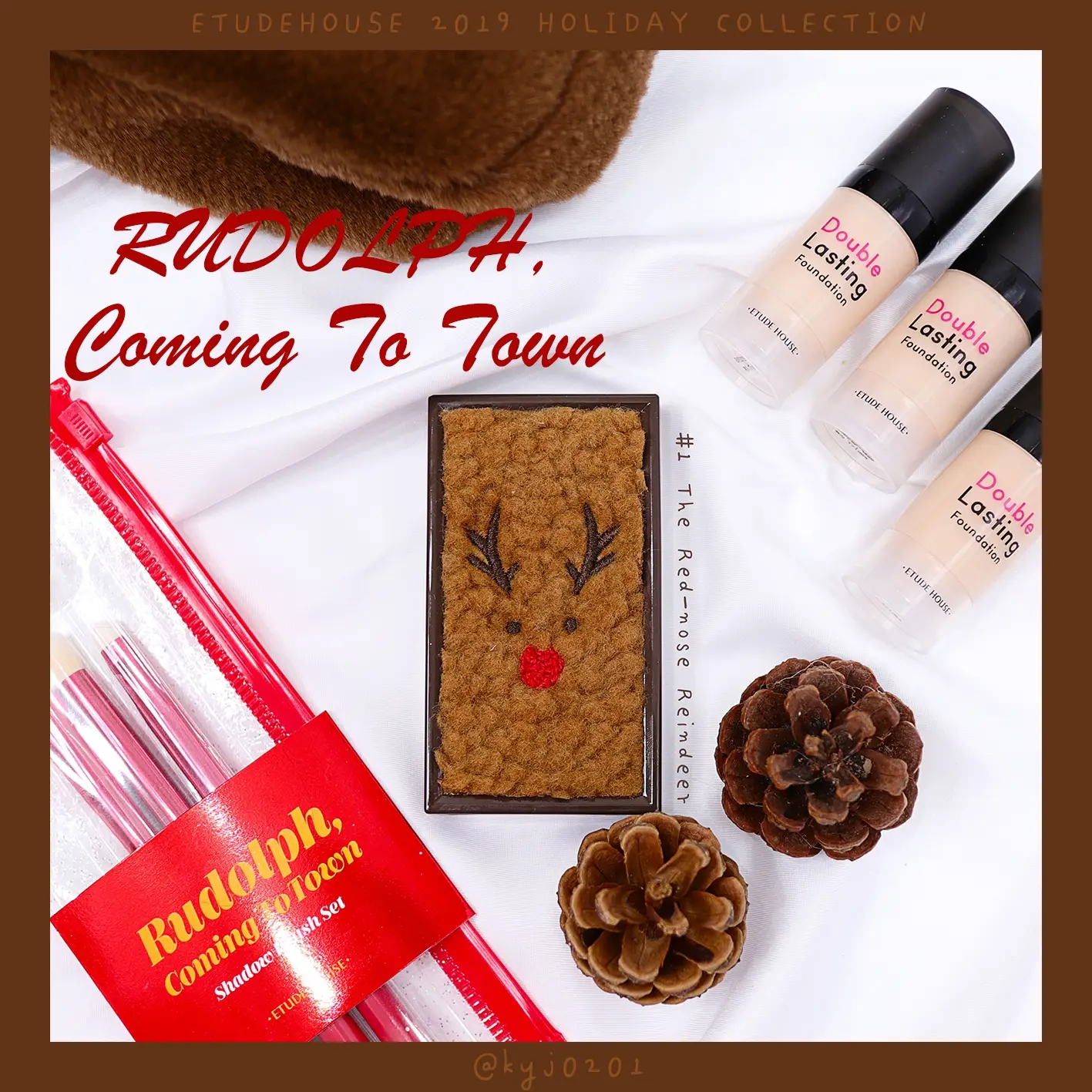 선택된 언니의파우치 리뷰 이미지 - [루돌프 커밍 투 타운 플레이 컬러 아이즈 미니 [#1 빨간코 루돌프]]