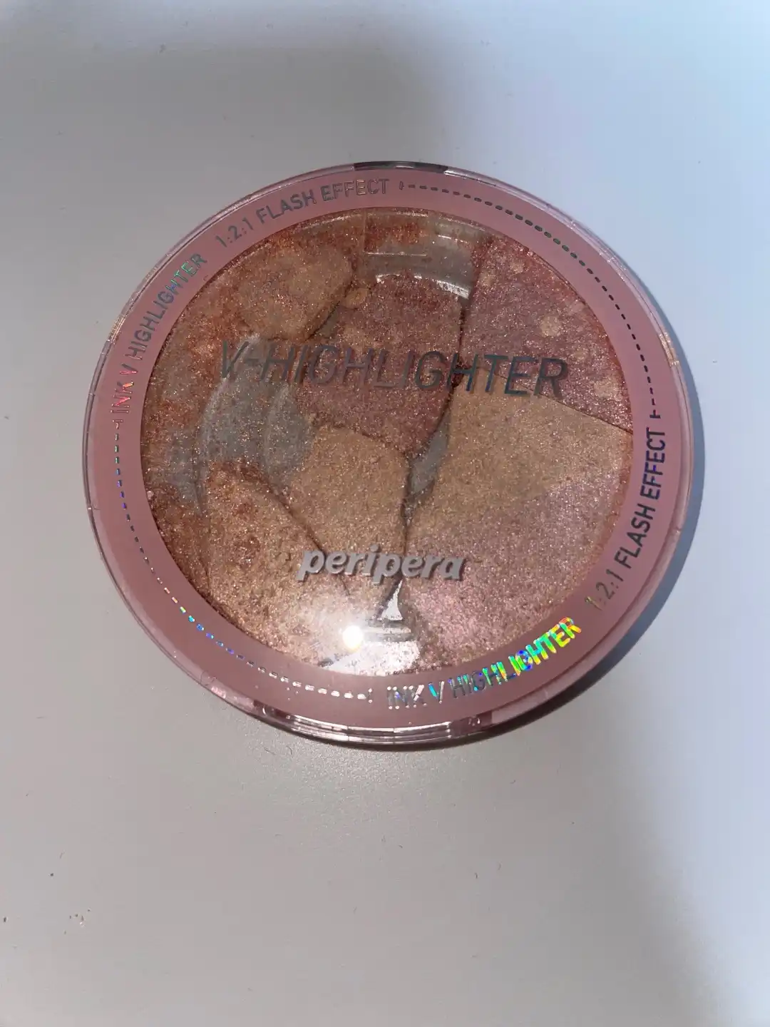 잉크 브이 하이라이터 [001 초근접영롱샷]