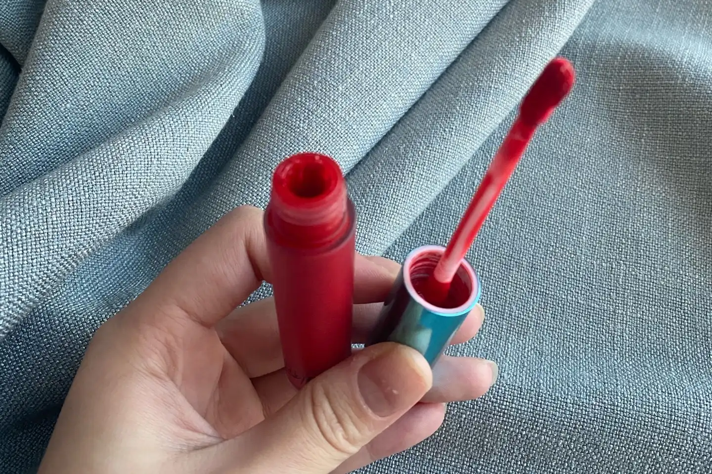 언니의파우치 리뷰 이미지 3 - [라스트 벨벳 립 틴트 [02생기갑]]