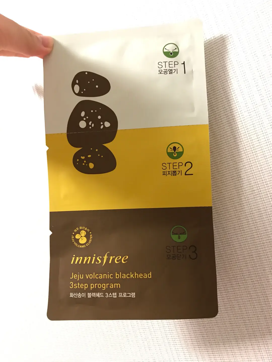 선택된 언니의파우치 리뷰 이미지 - [화산송이 블랙헤드 3스텝 시트 ]