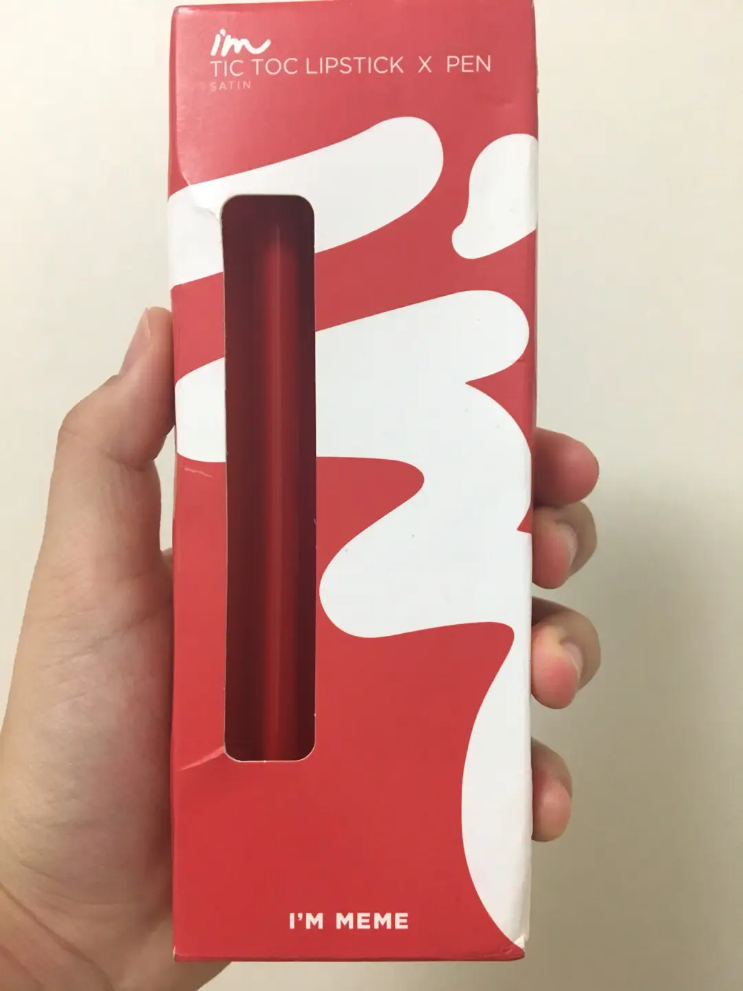 선택된 언니의파우치 리뷰 이미지 - [아임 틱톡 립스틱 새틴 [003 스칼렛드레스]]