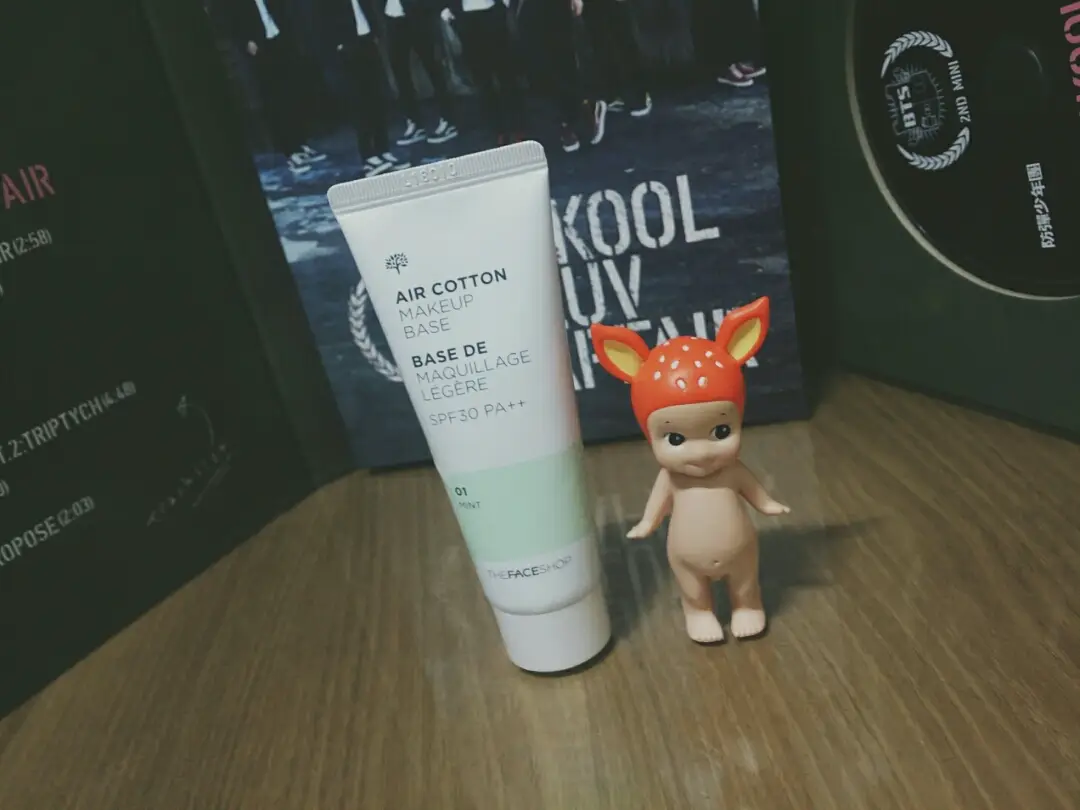 선택된 언니의파우치 리뷰 이미지 - [에어 코튼 메이크업베이스 [01 민트]]