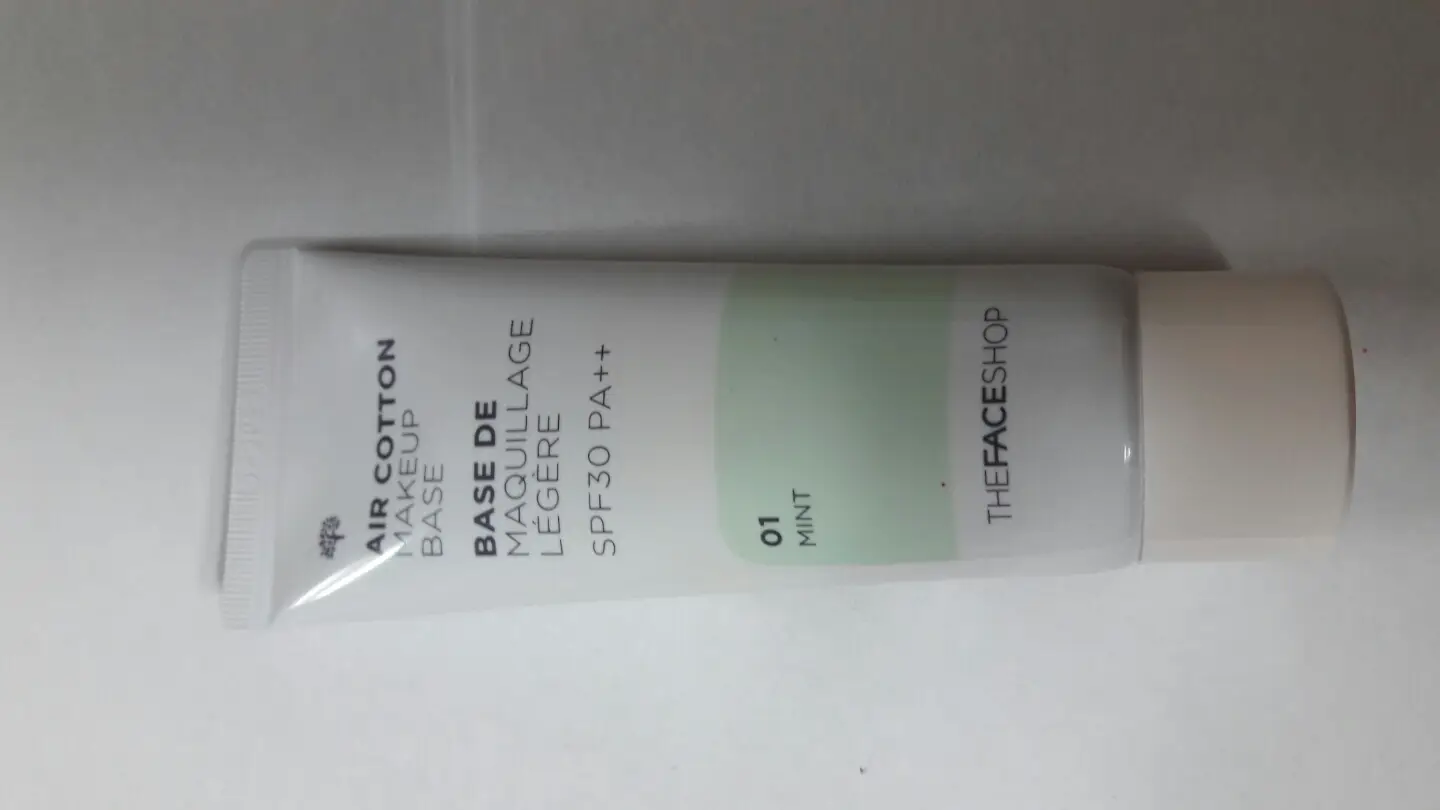 선택된 언니의파우치 리뷰 이미지 - [에어 코튼 메이크업베이스 [01 민트]]