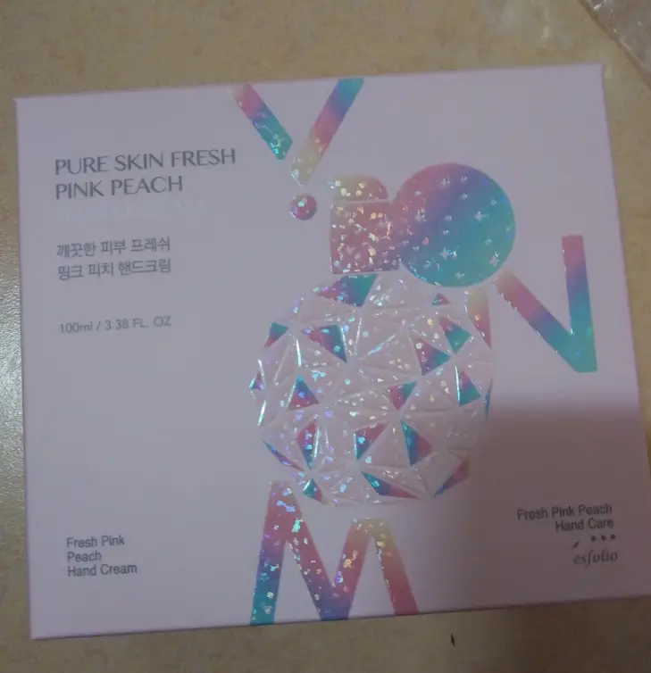 선택된 언니의파우치 리뷰 이미지 - [깨끗한 피부 핸드크림 프레쉬 핑크피치 [플로럴향]]