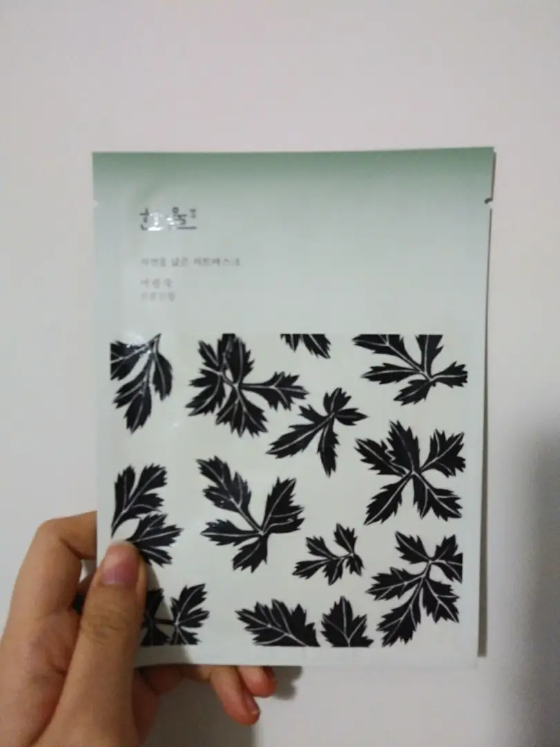 선택된 언니의파우치 리뷰 이미지 - [자연을 닮은 시트마스크 [어린쑥]]