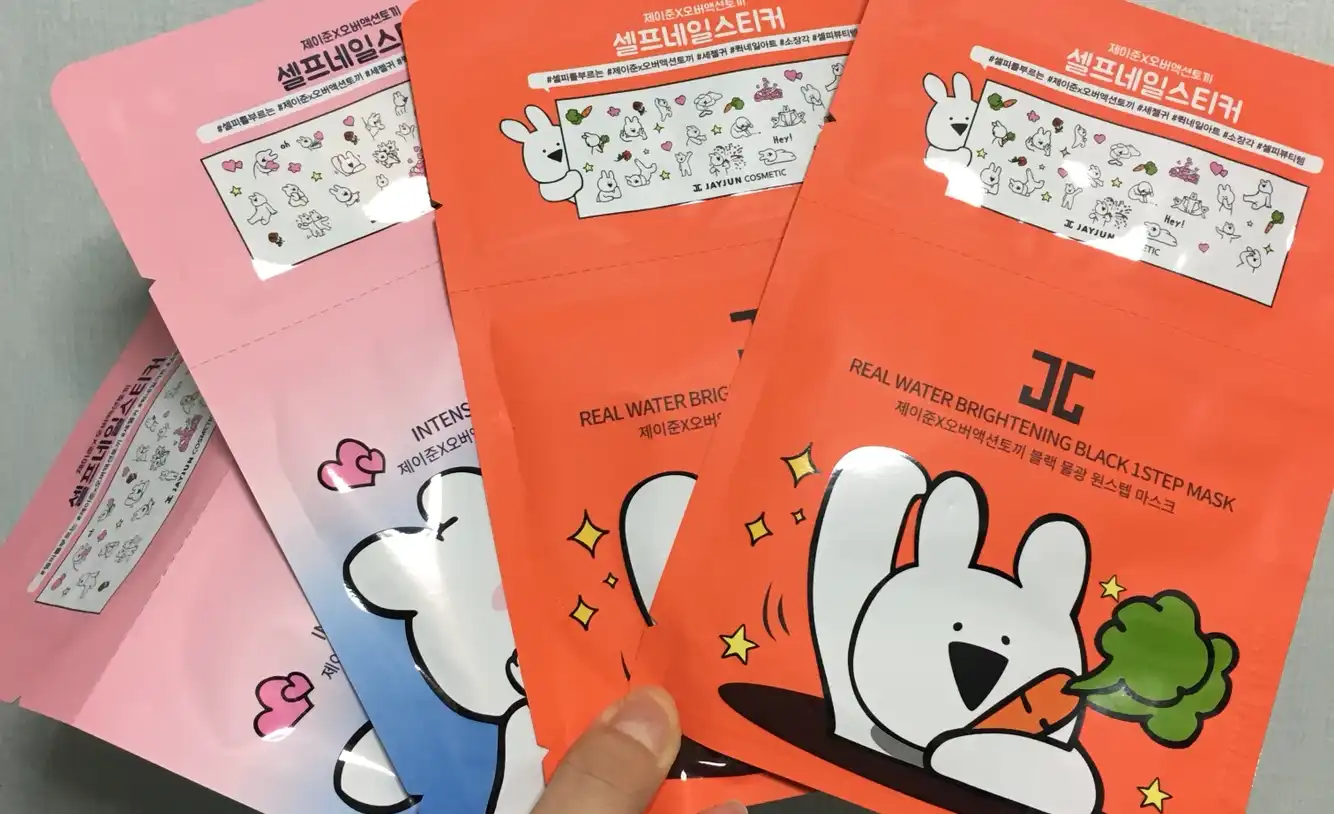 제이준X오버액션토끼 인텐시브 샤이닝 원스텝 마스크