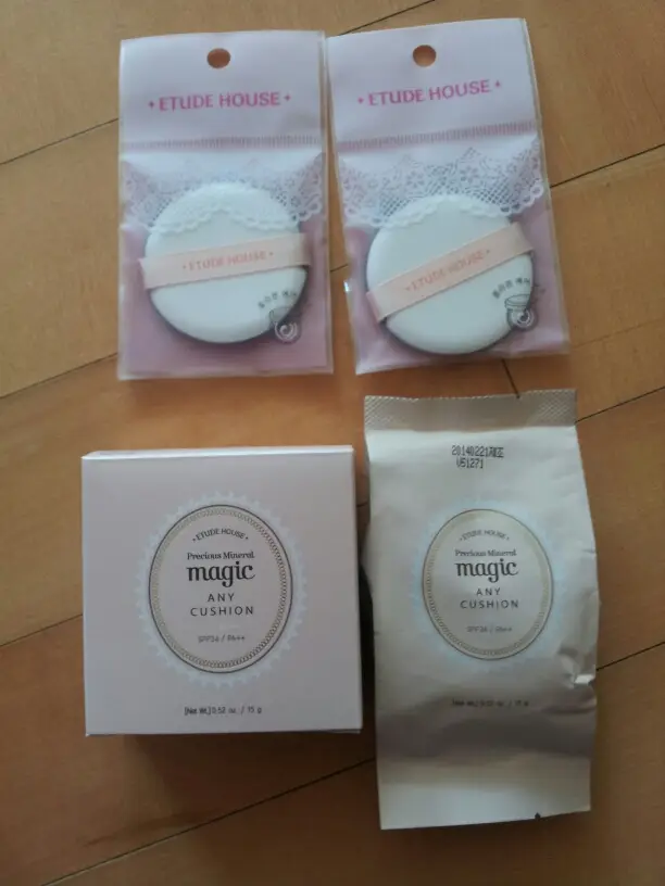 선택된 언니의파우치 리뷰 이미지 - [진주알 맑은 매직 애니 쿠션 SPF34/PA++ (Peach)]
