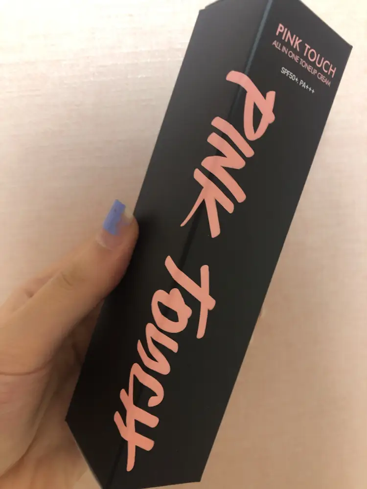 선택된 언니의파우치 리뷰 이미지 - [핑크터치 올인원 톤업 크림]