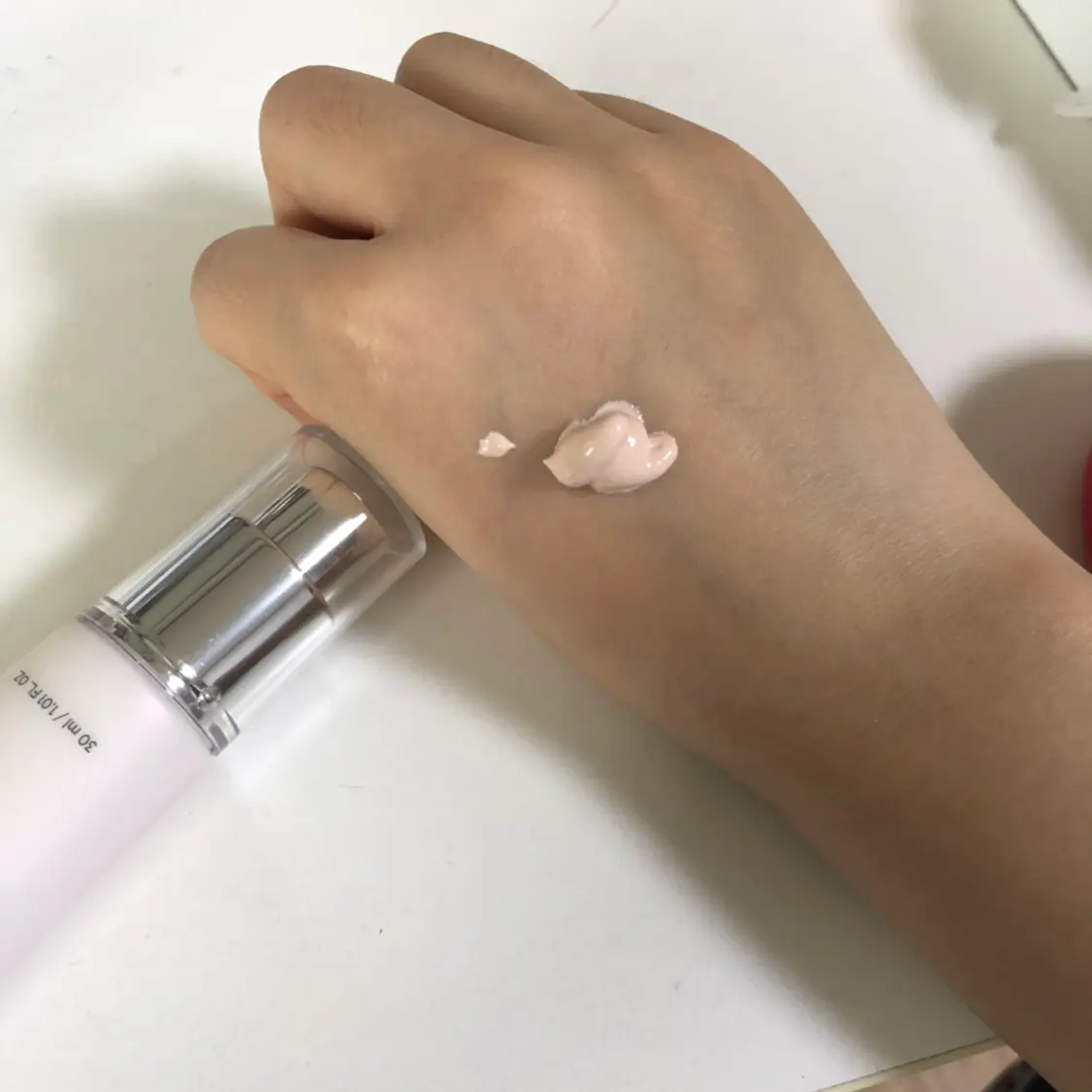 선택된 언니의파우치 리뷰 이미지 - [화이트 펄세이션 아이디얼 액트리스 백스테이지 크림 [로즈]]