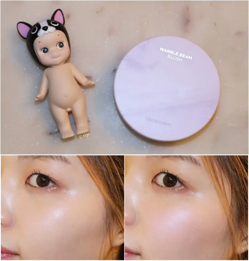 선택된 언니의파우치 리뷰 이미지 - [마블빔 블러쉬&하이라이터 [03 사랑보랏빛]]