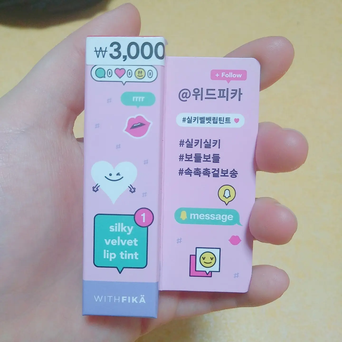선택된 언니의파우치 리뷰 이미지 - [위드피카 실키 벨벳 립틴트 [01 레드레드해]]