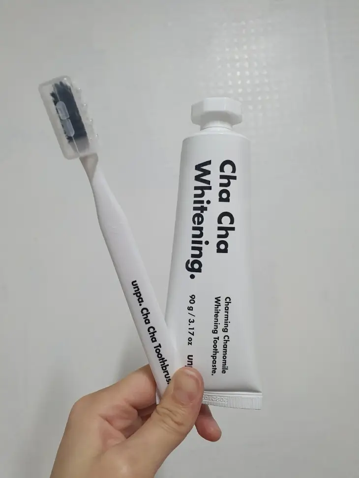 선택된 언니의파우치 리뷰 이미지 - [언파 차차 프리미엄 미백 치약]