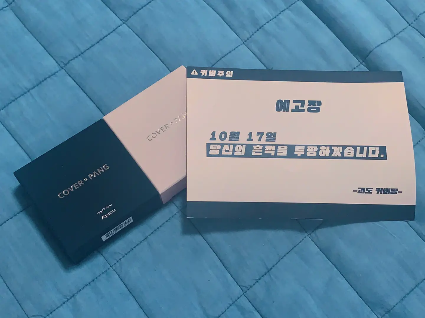 선택된 언니의파우치 리뷰 이미지 - [커버팡 착붙 쿠션]