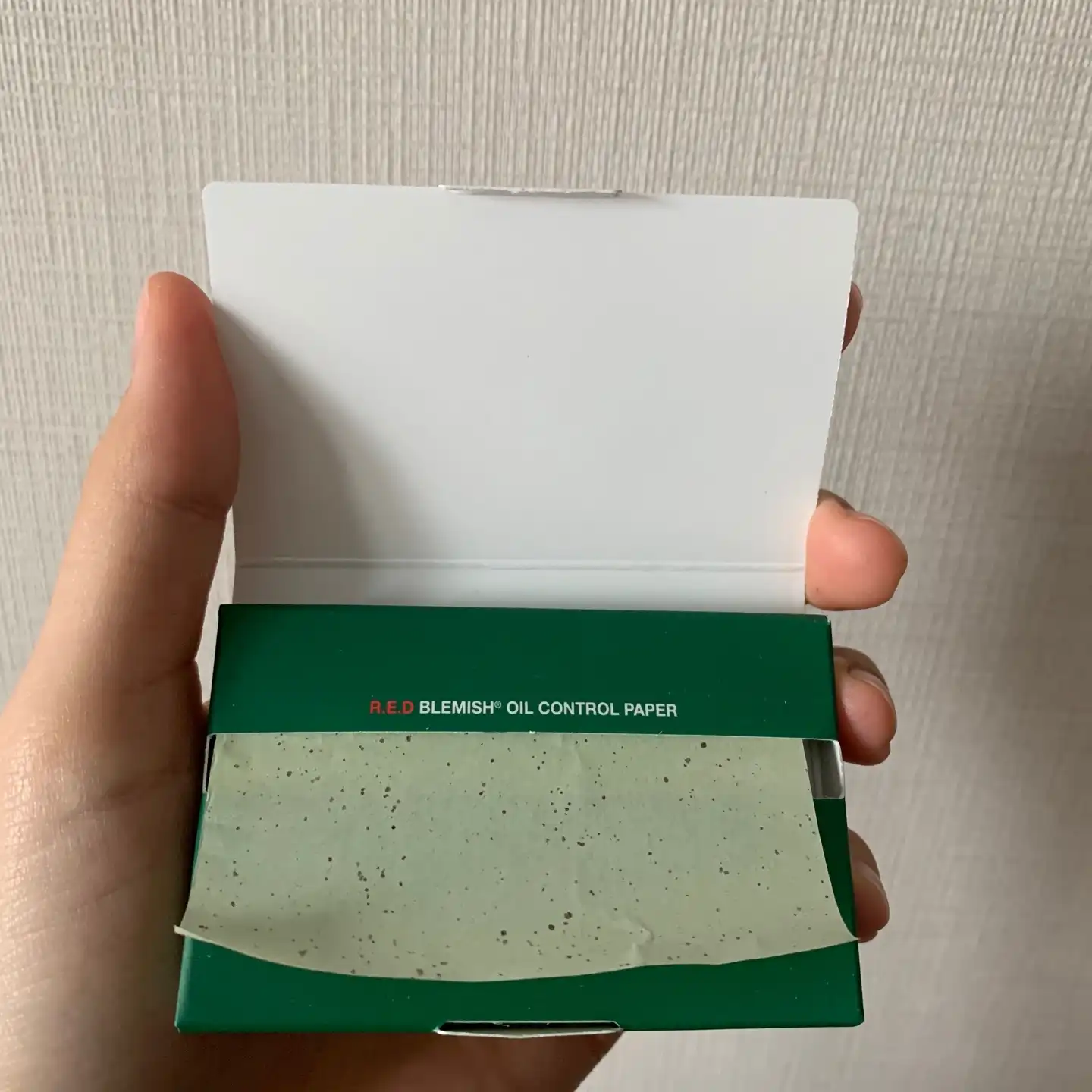언니의파우치 리뷰 이미지 4 - [레드 블레미쉬 오일 컨트롤 페이퍼]