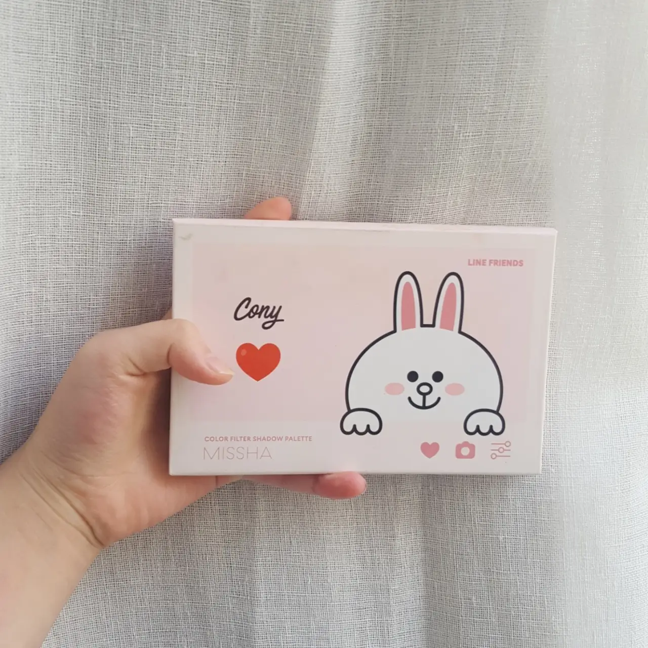 선택된 언니의파우치 리뷰 이미지 - [라인프렌즈에디션 미샤 컬러 필터 섀도우 팔레트 [설레니코니]]