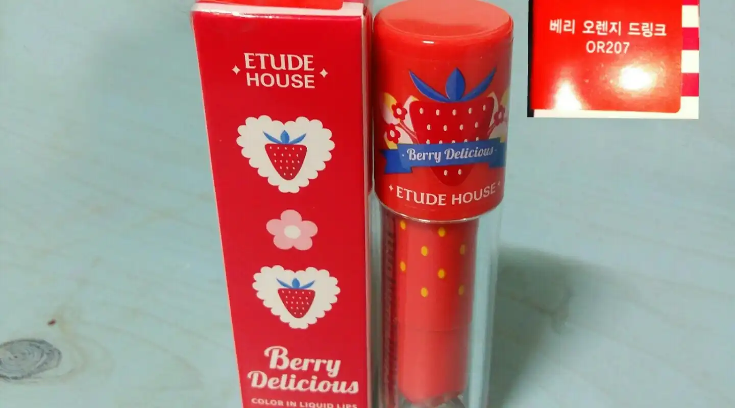베리 딜리셔스 컬러 인 리퀴드 립스 [OR207 베리 오렌지 드링크]