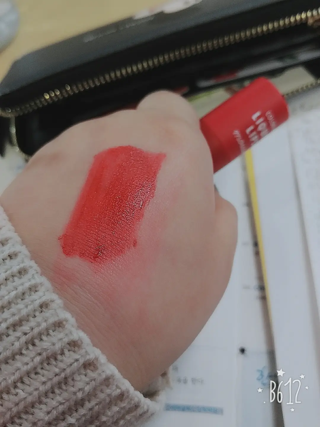 선택된 언니의파우치 리뷰 이미지 - [컬러 인 리퀴드 립스 무스 [PK002 톡톡석류알]]