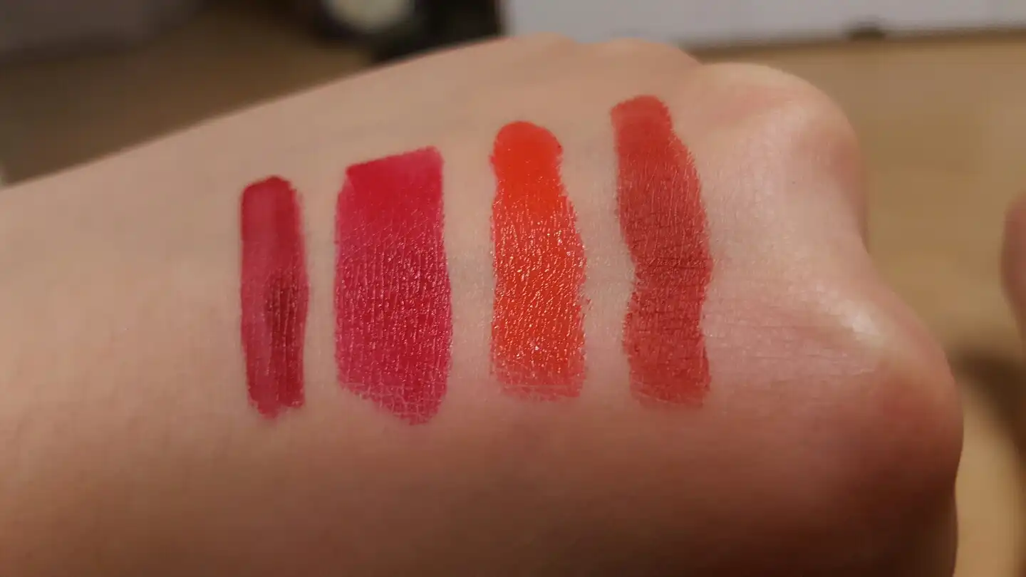 언니의파우치 리뷰 이미지 2 - [델리킷 루미너스 립스틱 [01호 시크레드]]