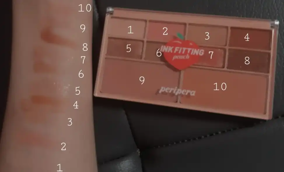 잉크 피팅 컬러 팔레트 [4호 겟피치위드미]