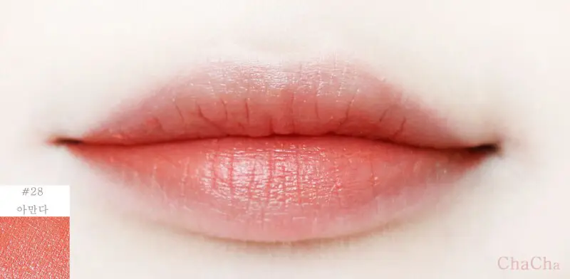 선택된 언니의파우치 리뷰 이미지 - [리얼컬러 립스틱 (28 아만다)]